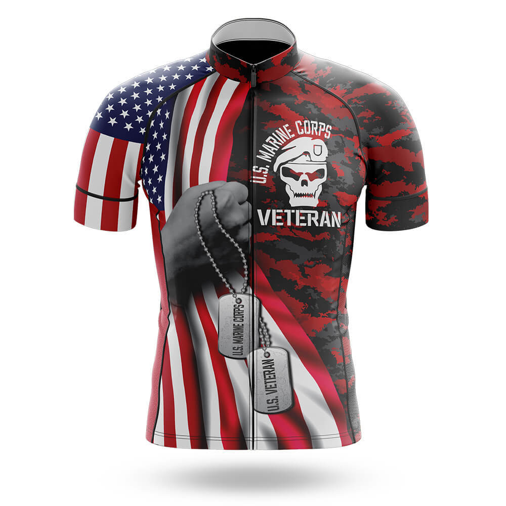 US Marine Veteran Flag - Men's Cycling Kit