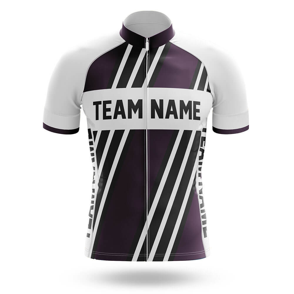 Custom Team Name M5 Dark Purple - Men's Cycling Kit