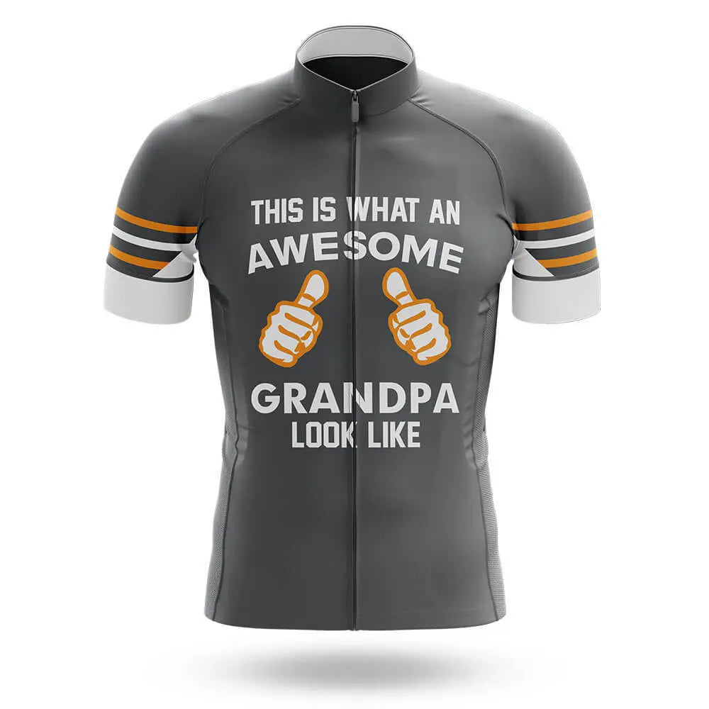 Awesome Grandpa V3 - Grey - Men's Cycling Kit