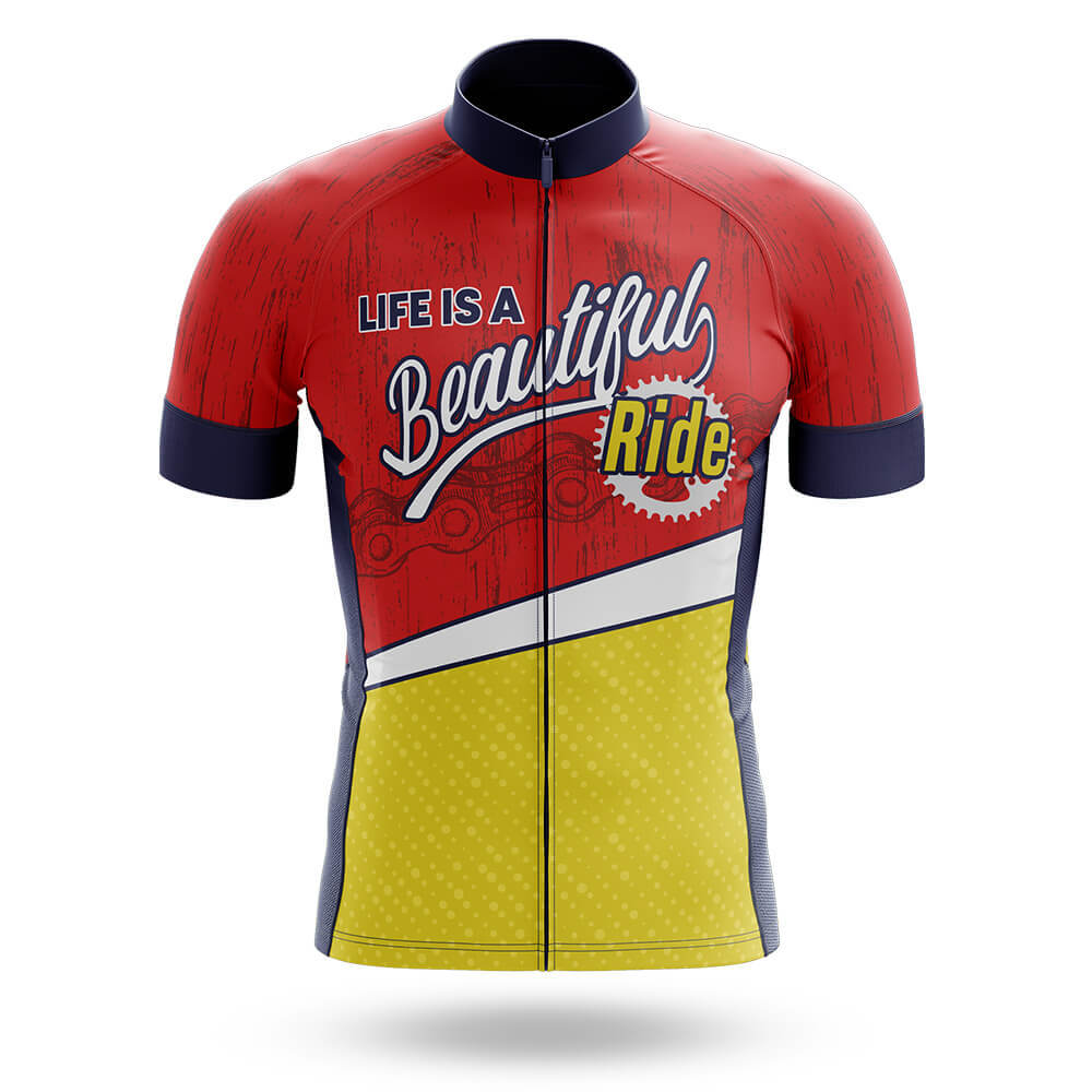 Life is A Beautiful Ride V2 - Men's Cycling Kit