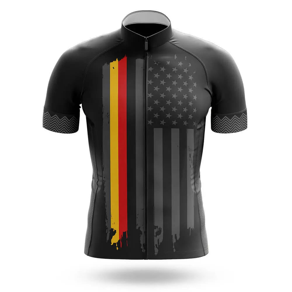 German - American Flag - Men's Cycling Kit