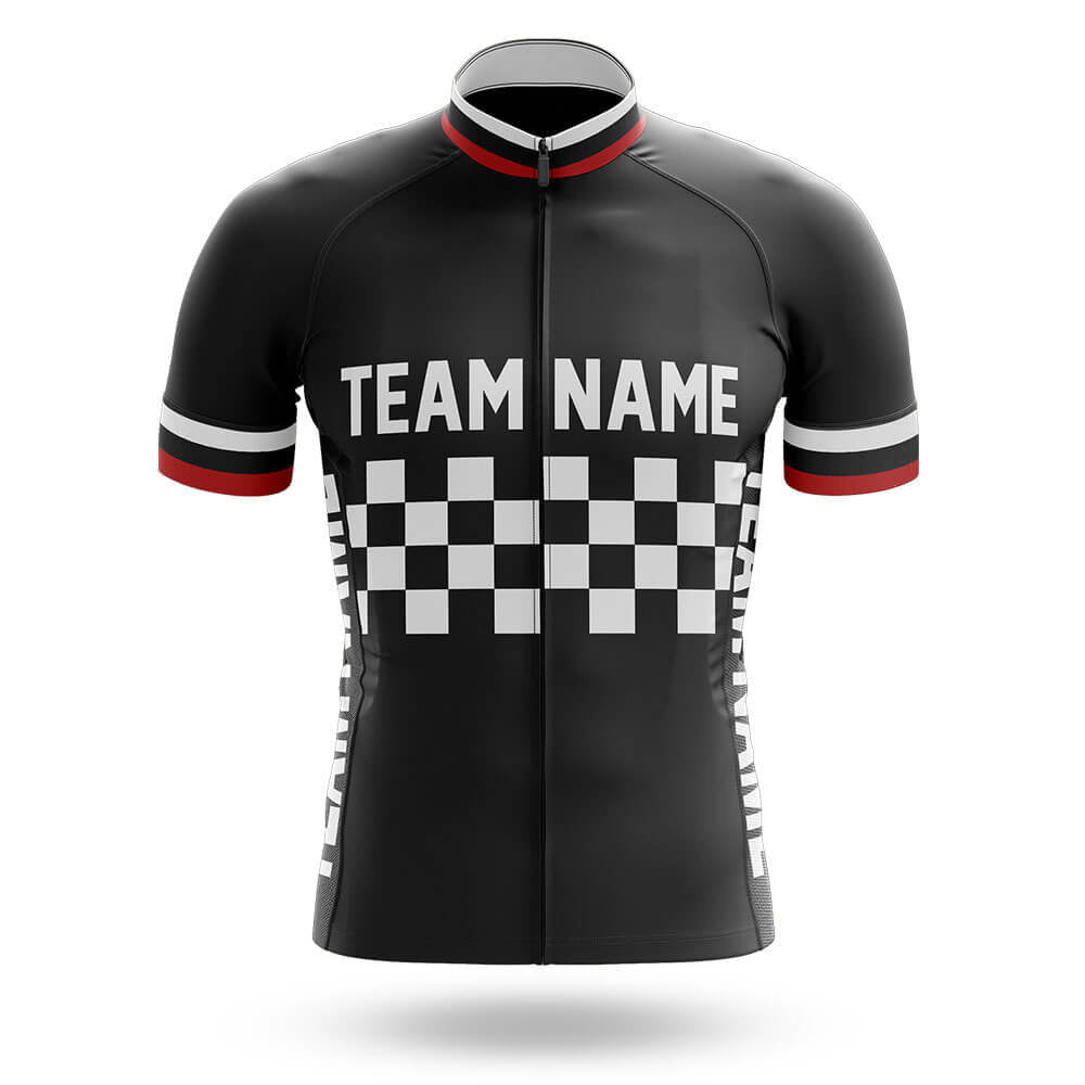 Custom Team Name M7 Black - Men's Cycling Kit