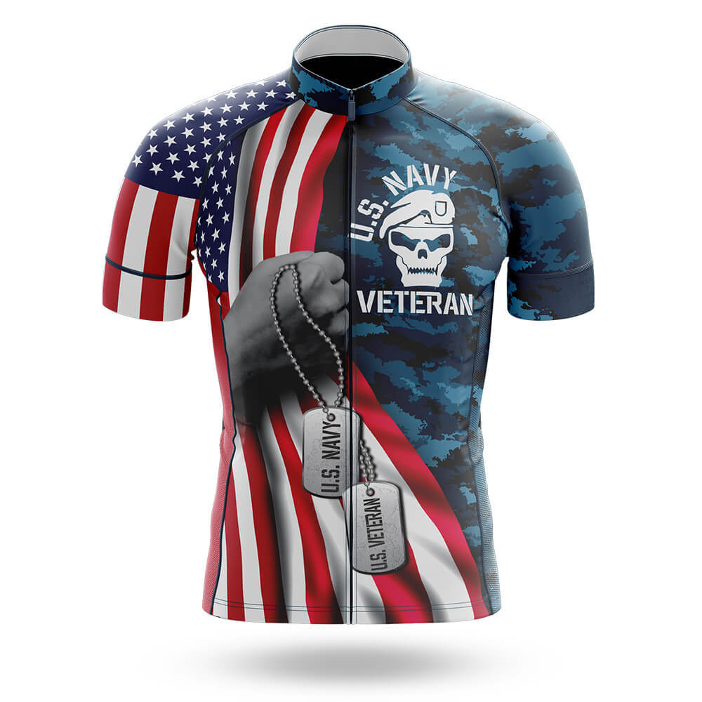 US Navy Veteran Flag - Men's Cycling Kit