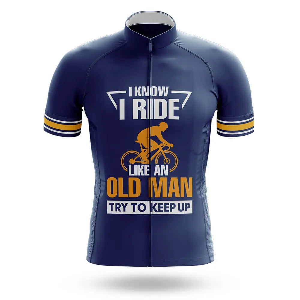 I Ride Like An Old Man V4 - Men's Cycling Kit