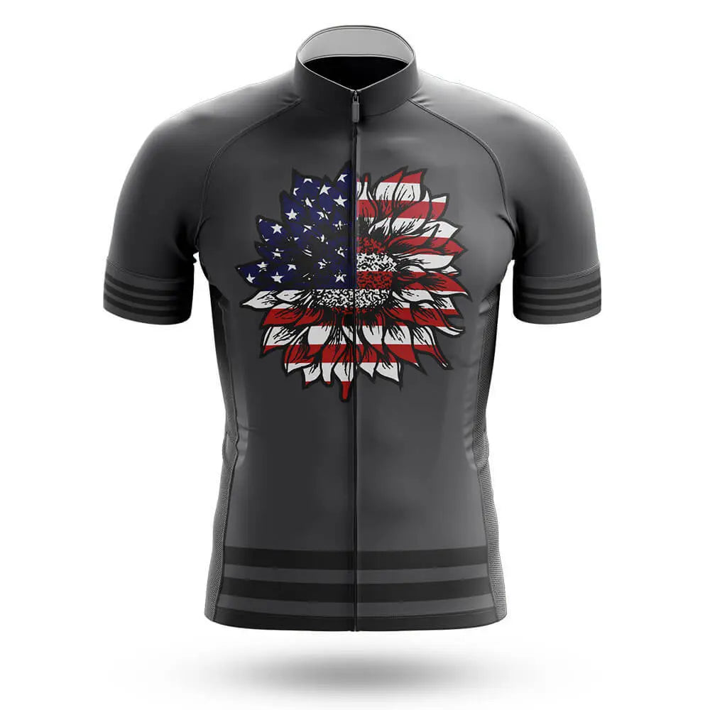 USA Sunflower - Grey - Men's Cycling Kit
