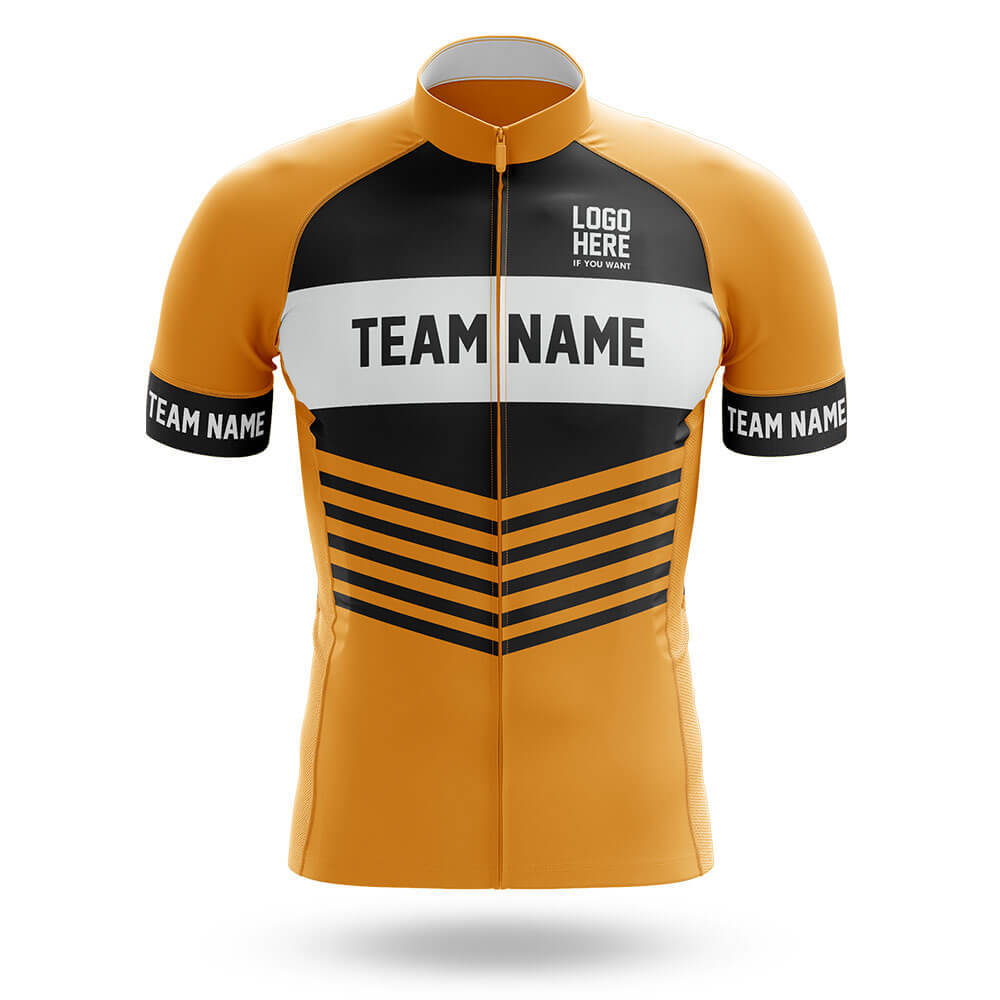 Custom Team Name V20 Yellow - Men's Cycling Kit