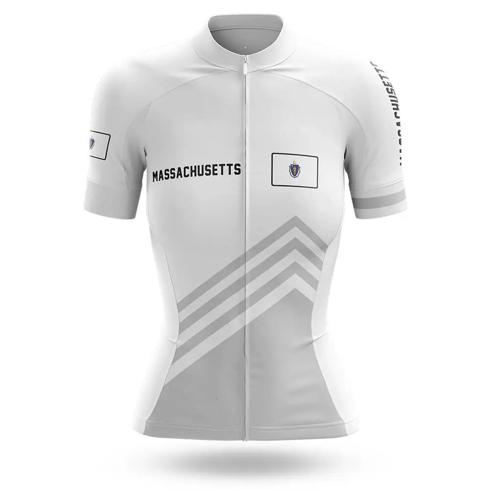 Massachusetts S4 White - Women - Cycling Kit
