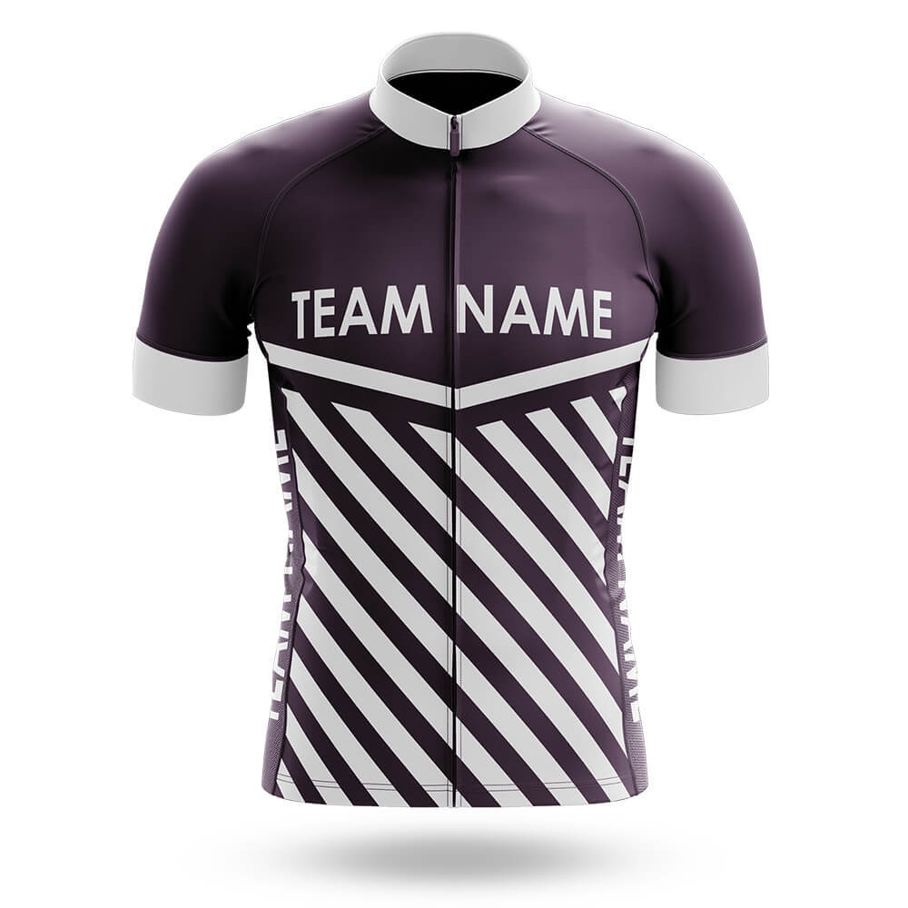 Custom Team Name M3 Dark Purple - Men's Cycling Kit
