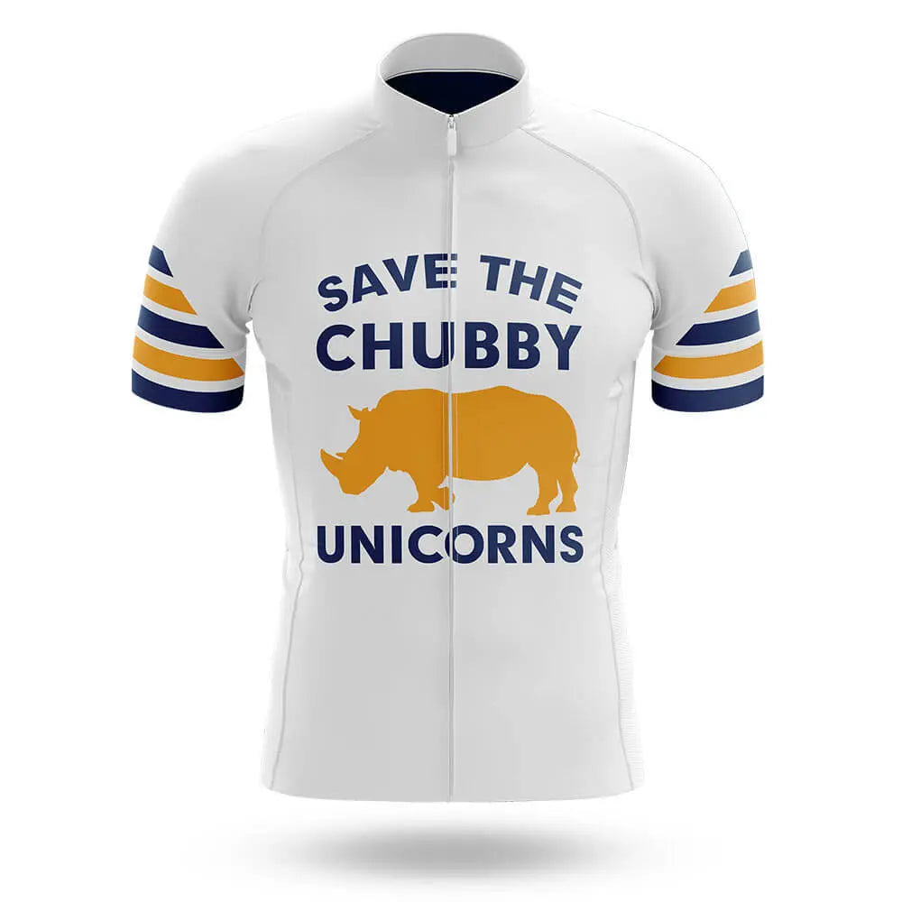 The Chubby Unicorn V6 - White - Men's Cycling Kit