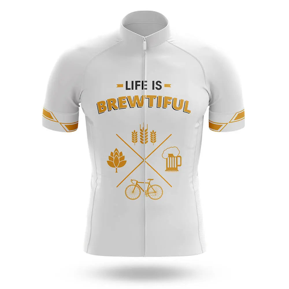 Brewtiful - White - Men's Cycling Kit
