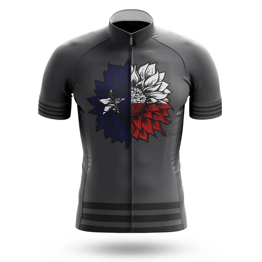 Texas Sunflower - Grey - Men's Cycling Kit