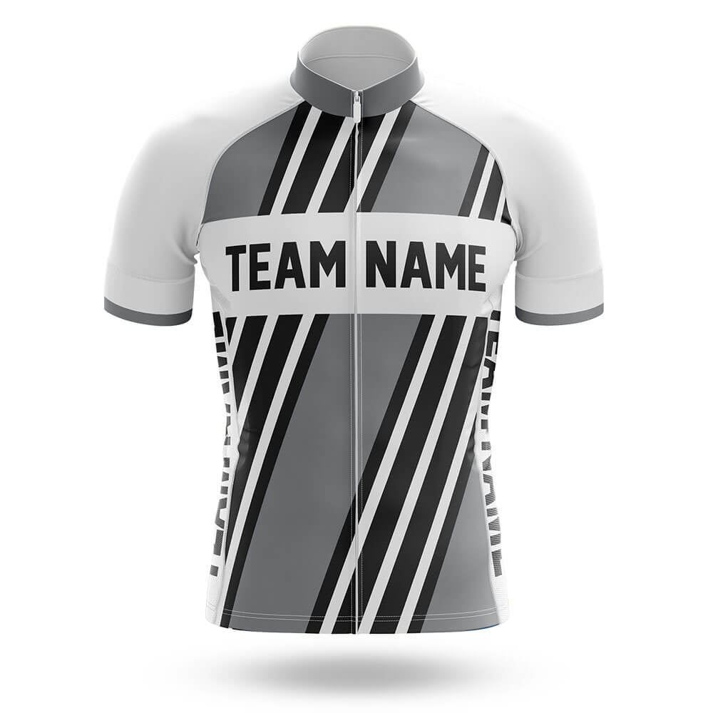 Custom Team Name M5 Grey - Men's Cycling Kit