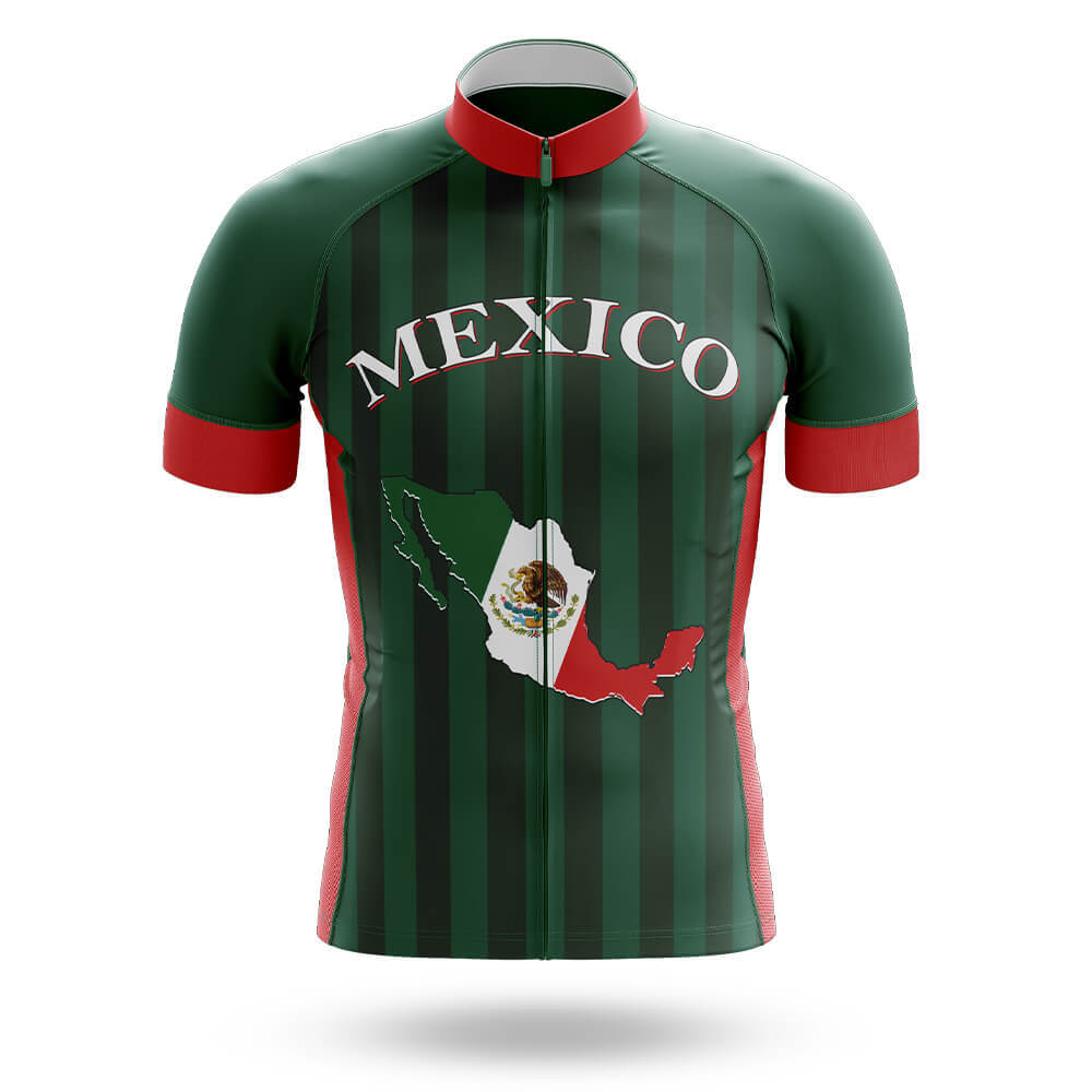 Mexico Flag Map - Men's Cycling Kit