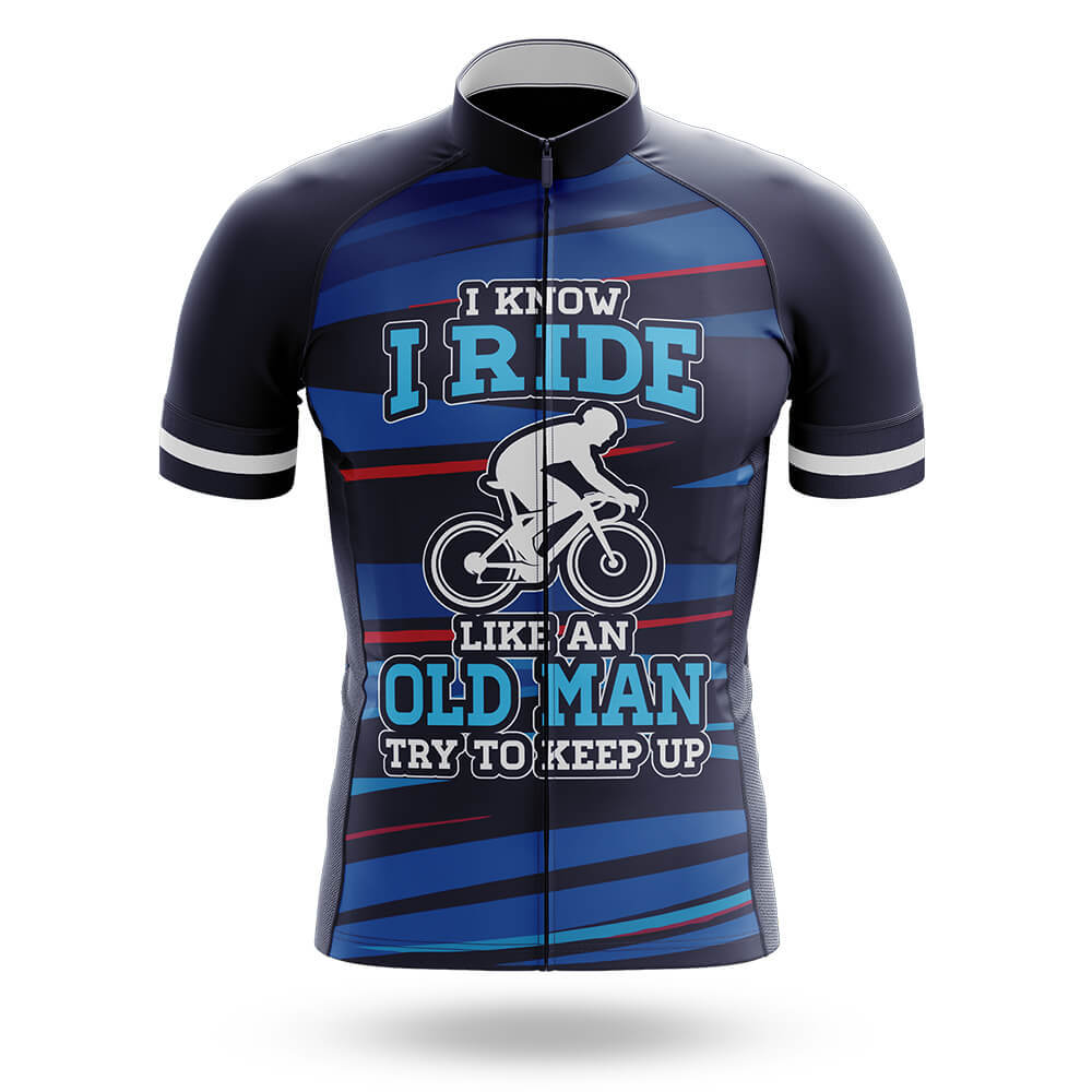 I Ride Like An Old Man V7 - Men's Cycling Kit