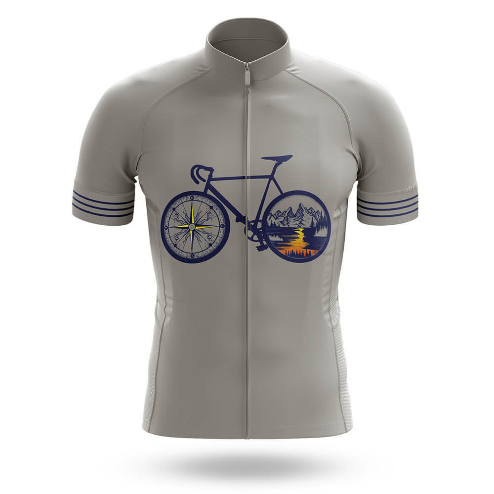 Retro Bike Mountains - Men's Cycling Kit