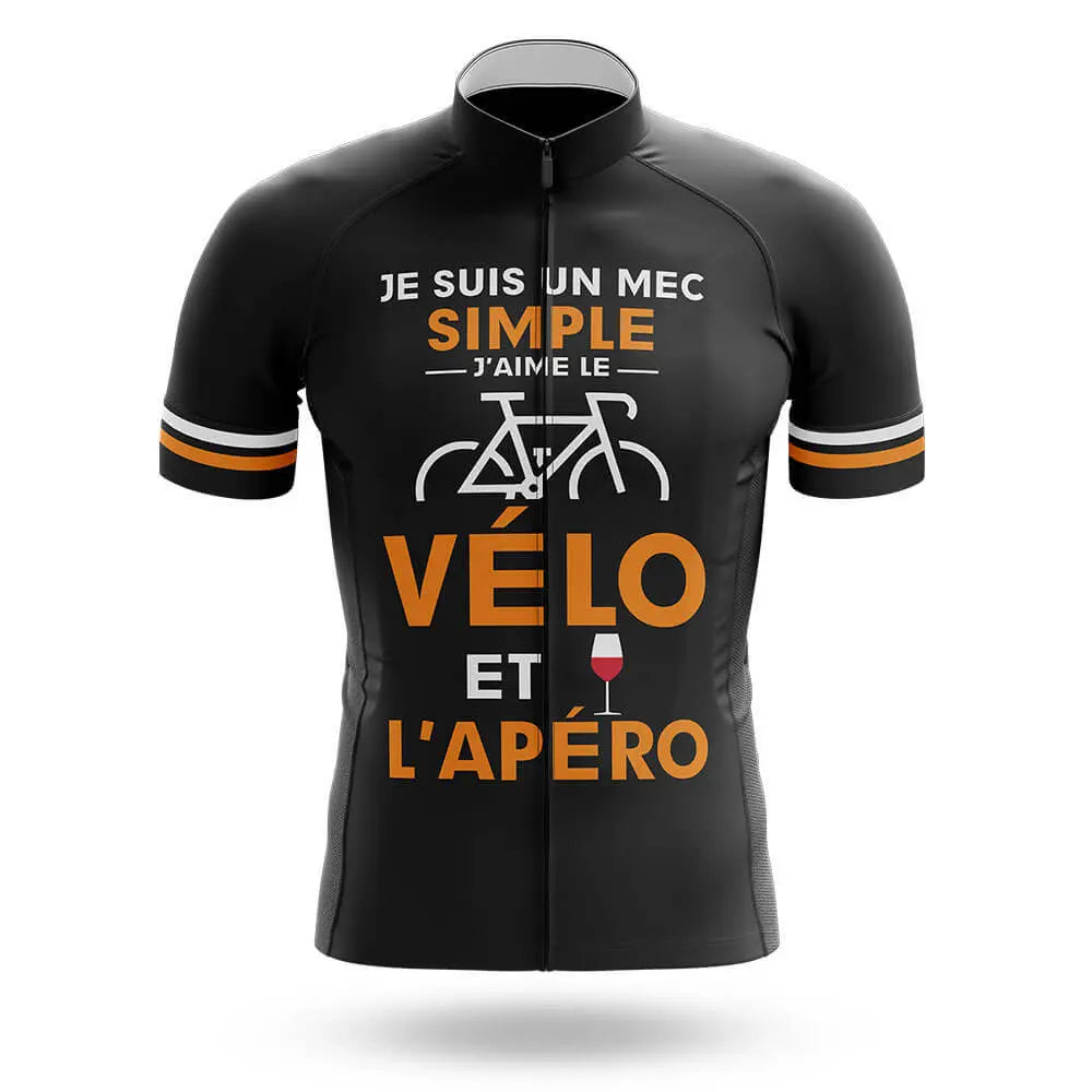 Je Suis Un Mec Simple - Black - Men's Cycling Kit