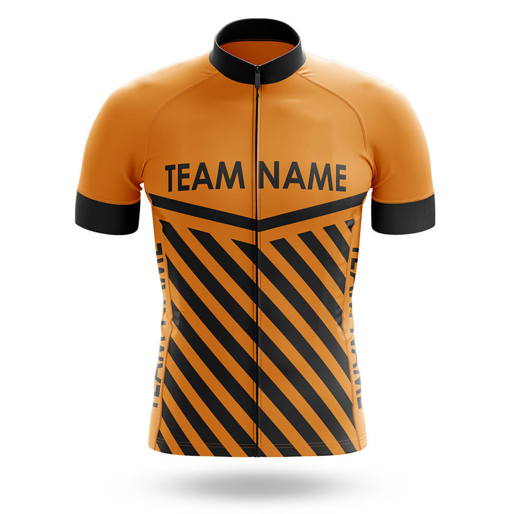 Custom Team Name M3 Orange - Men's Cycling Kit
