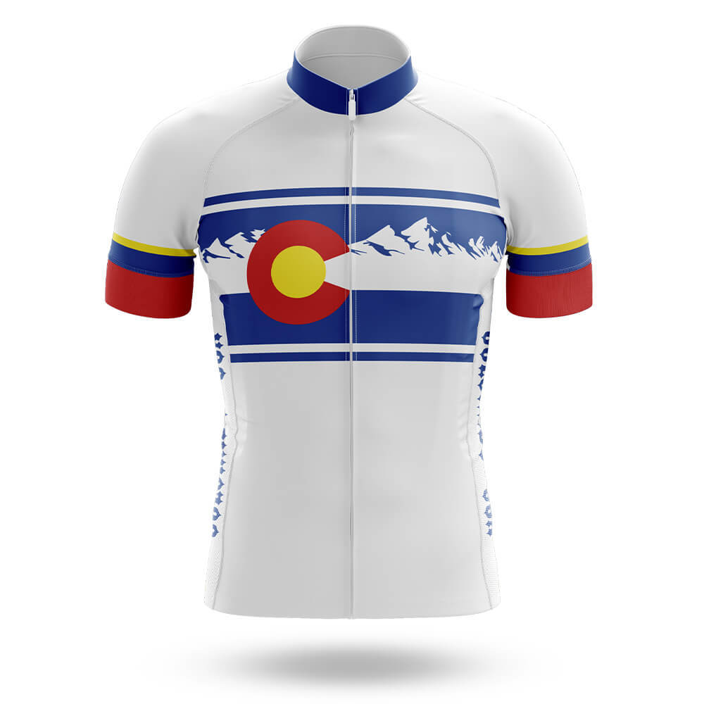 White Blue Colorado - Men's Cycling Kit