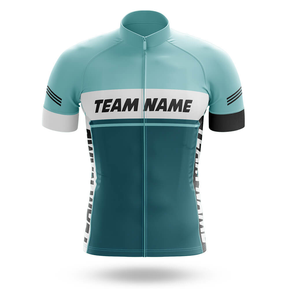 Custom Team Name M1 Blue - Men's Cycling Kit