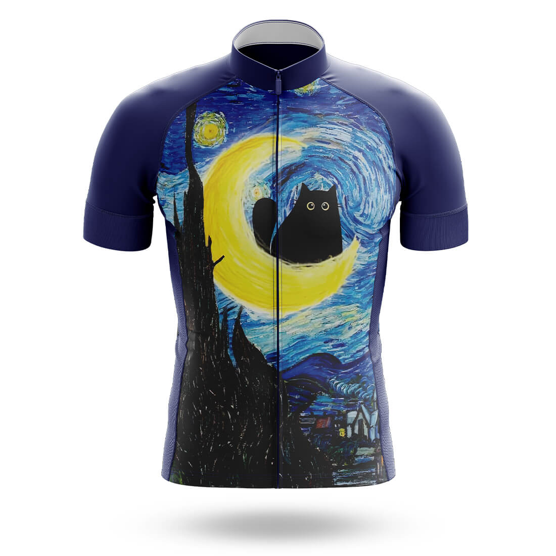 Starry Night Cat - Men's Cycling Kit