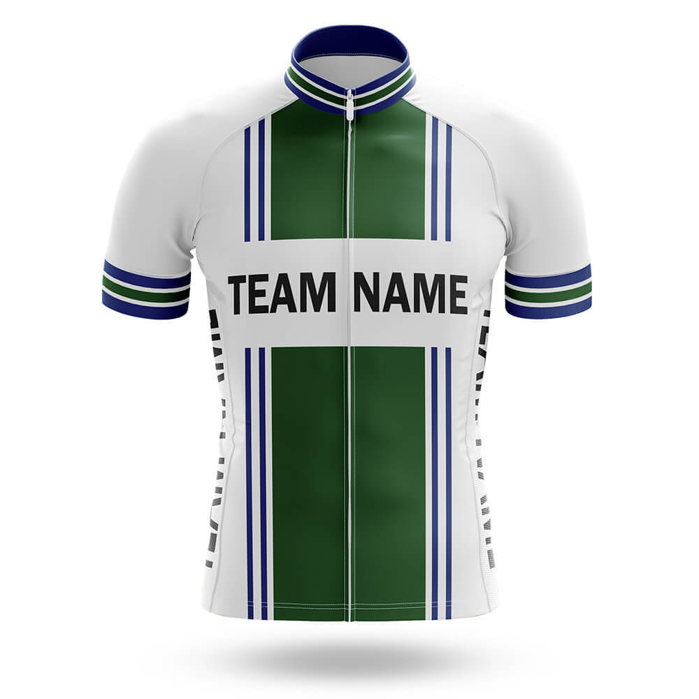Custom Team Name M4 Green - Men's Cycling Kit