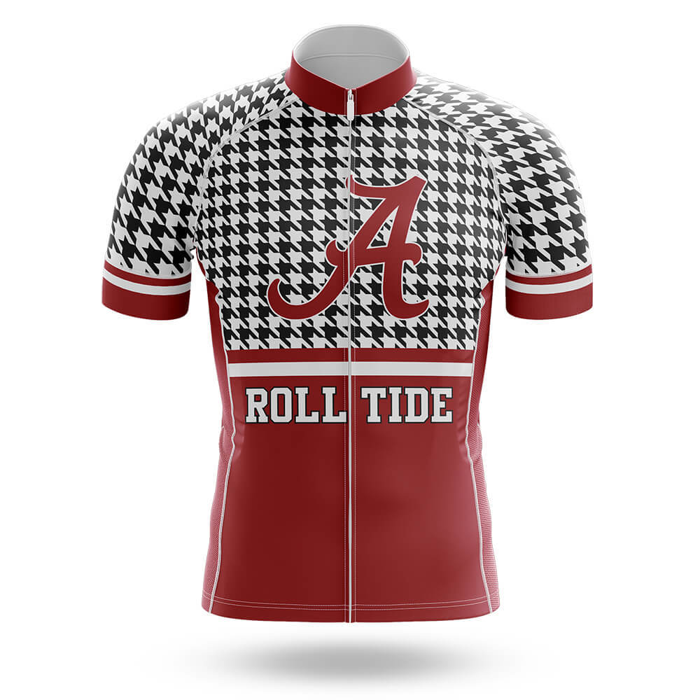 Crimson Tide Houndstooth Pattern - Men's Cycling Kit