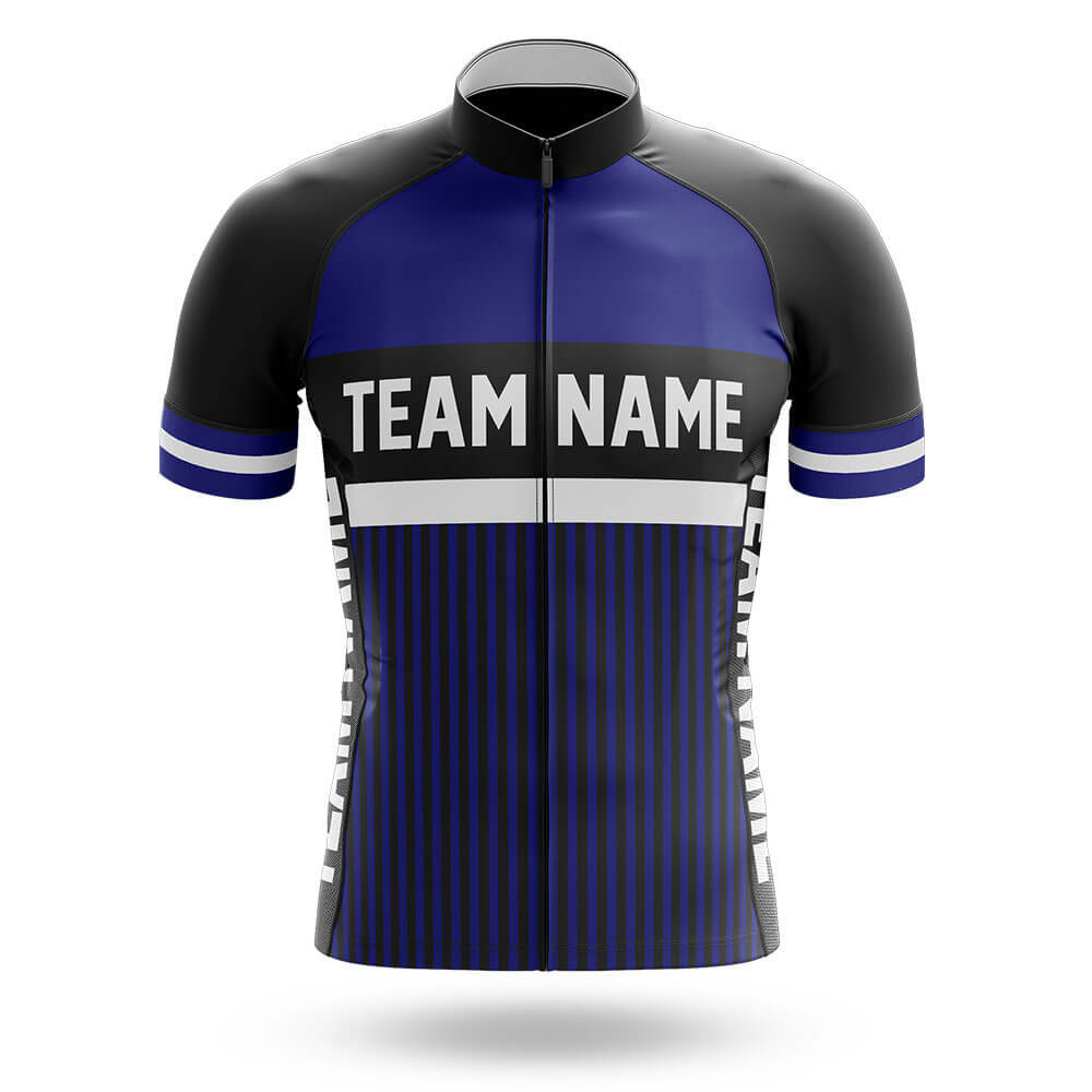 Custom Team Name M6 Navy - Men's Cycling Kit
