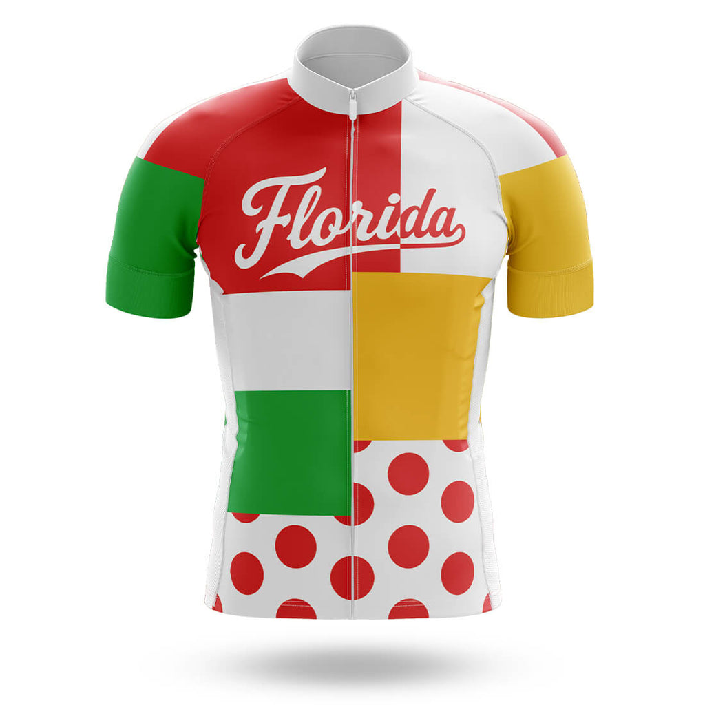 Florida 1985 Grand Tour Inspired Men's Cycling Jersey - Men's Cycling Kit