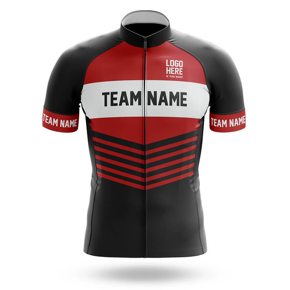 Custom Team Name V20 Red - Men's Cycling Kit