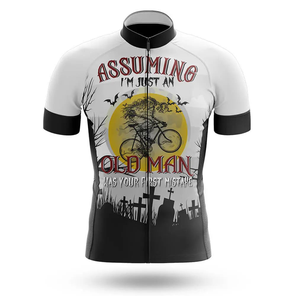 Assuming Old Man V3 - White - Men's Cycling Kit