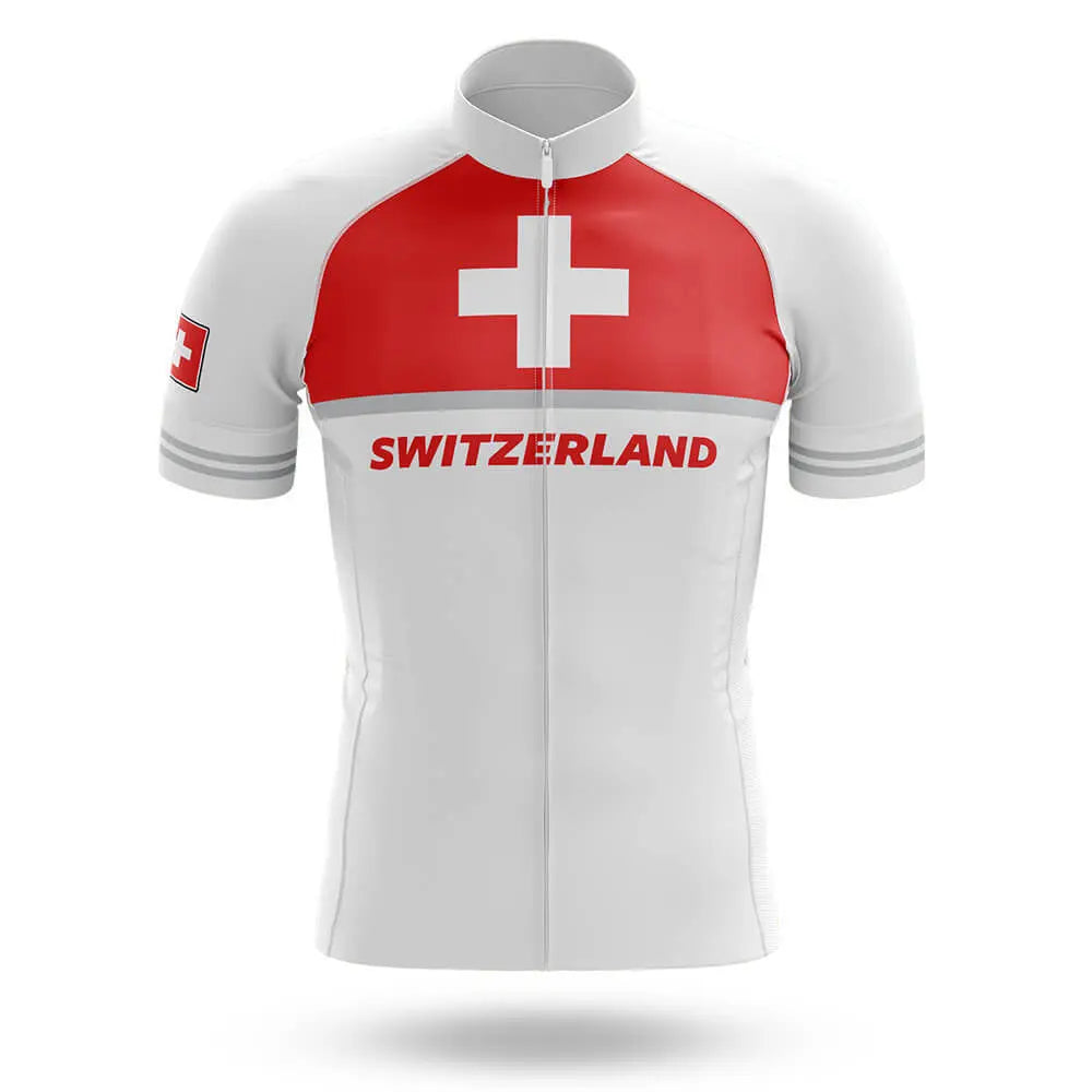 Switzerland S7 - White - Men's Cycling Kit