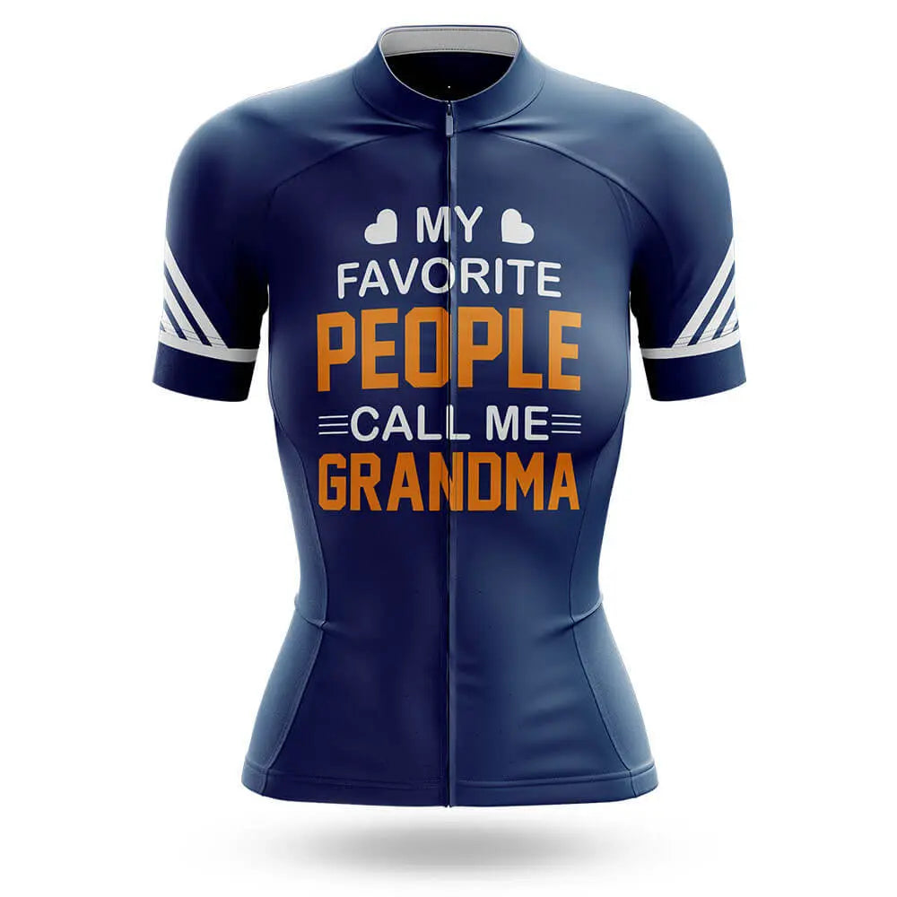 Call Me Grandma - Navy - Women Cycling Kit