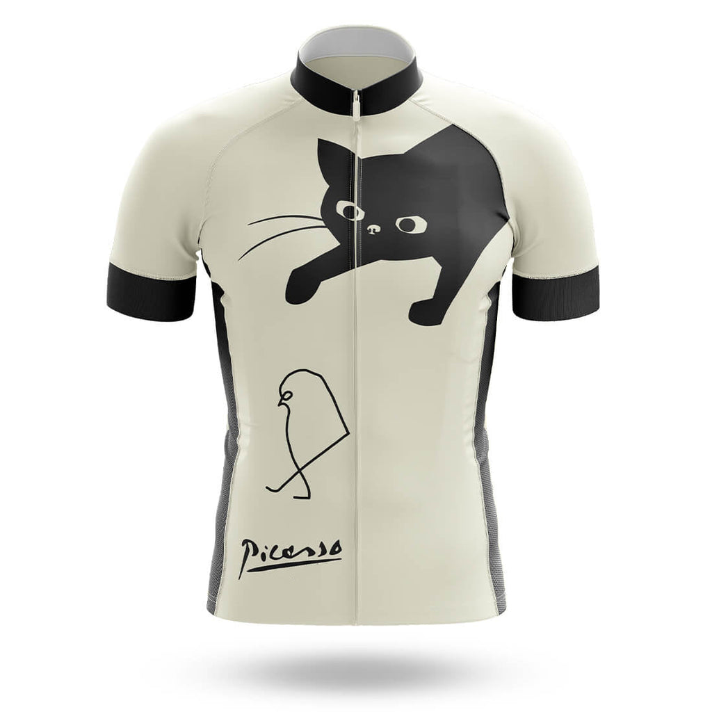 Cat Stalking Picasso Bird - Men's Cycling Kit