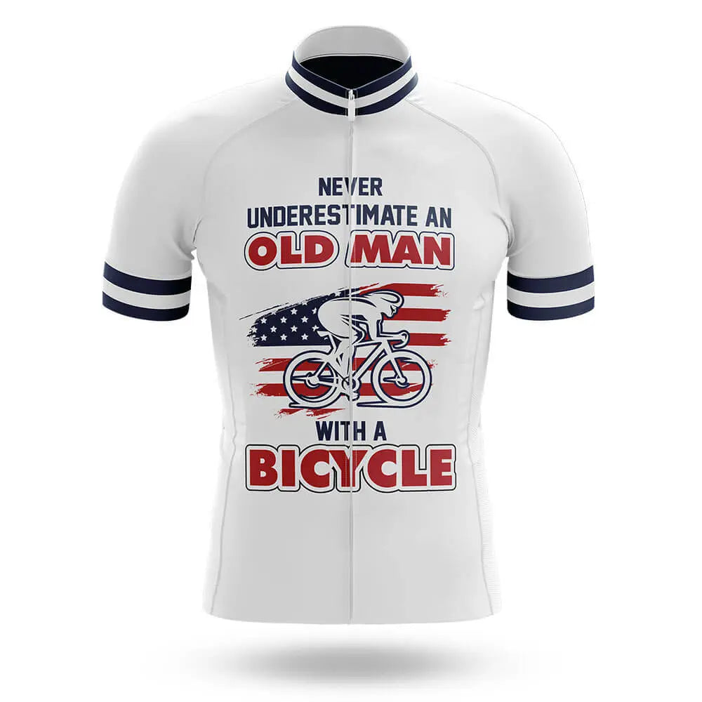 Old Man V9 - White - Men's Cycling Kit