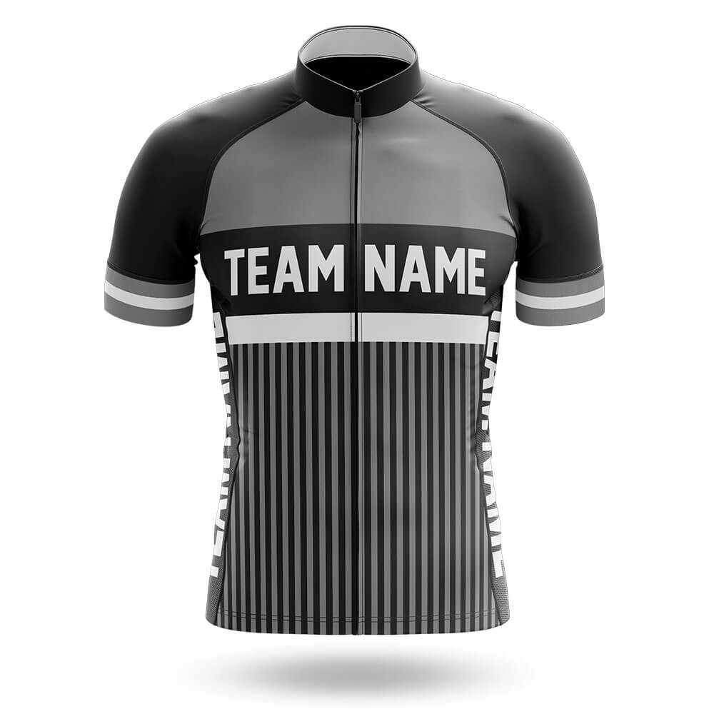 Custom Team Name M6 Grey - Men's Cycling Kit
