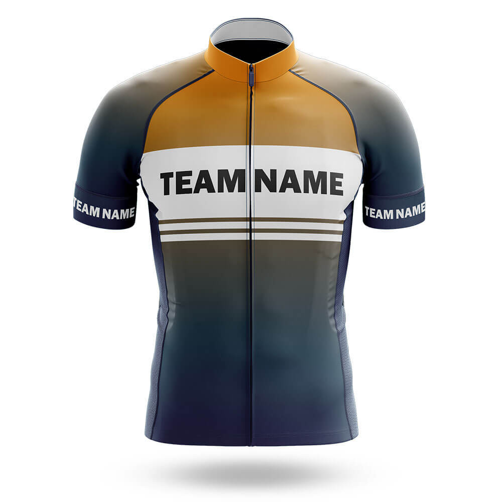 Custom Team Name S2 Yellow - Men's Cycling Kit