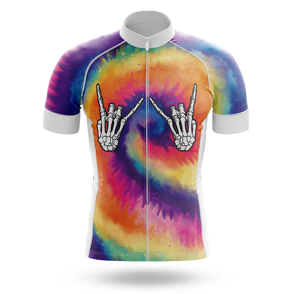 Tie Dye Rock Hands - Men's Cycling Kit