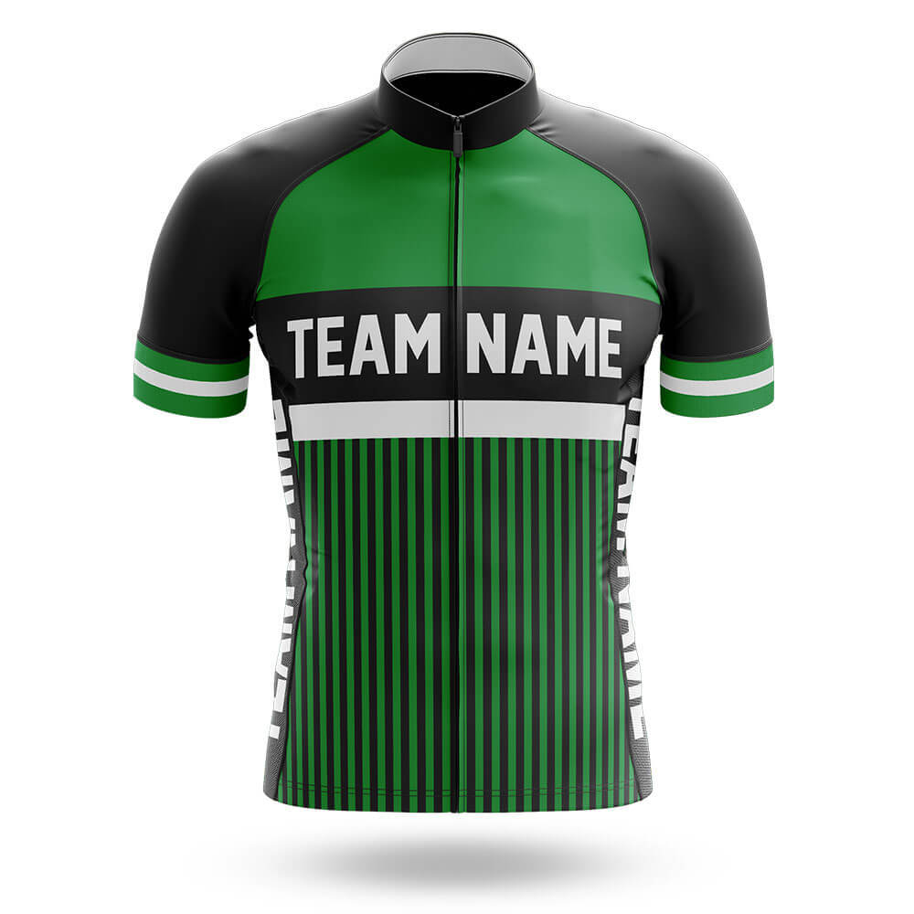 Custom Team Name M6 Green - Men's Cycling Kit