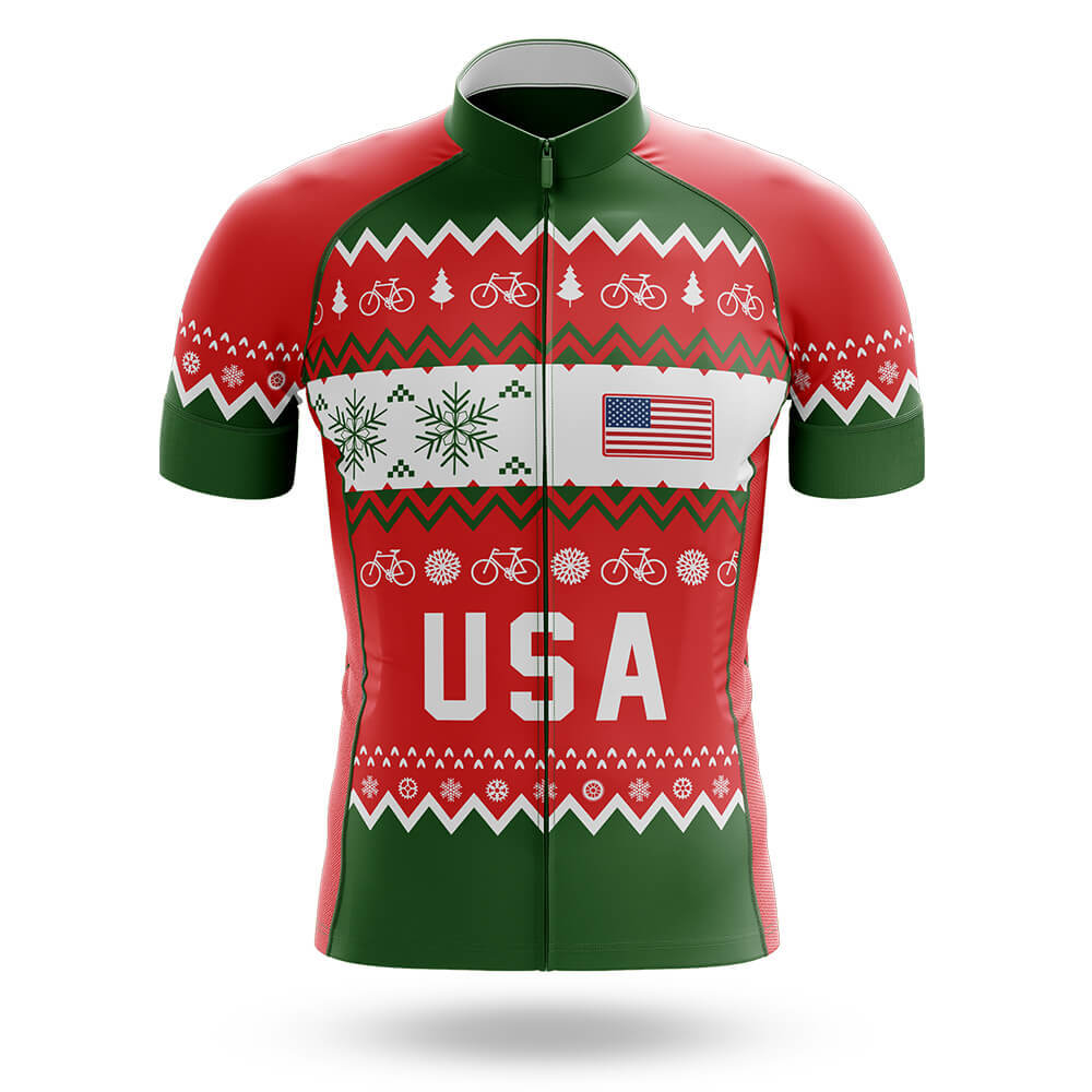 Merry Xmas USA - Men's Cycling Kit