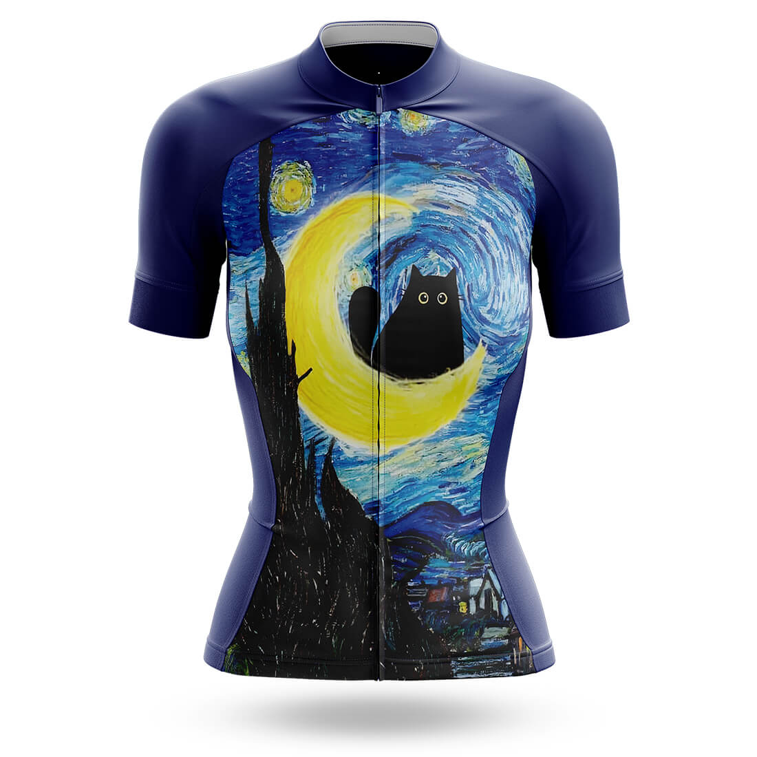 Starry Night Cat - Women's Cycling Kit