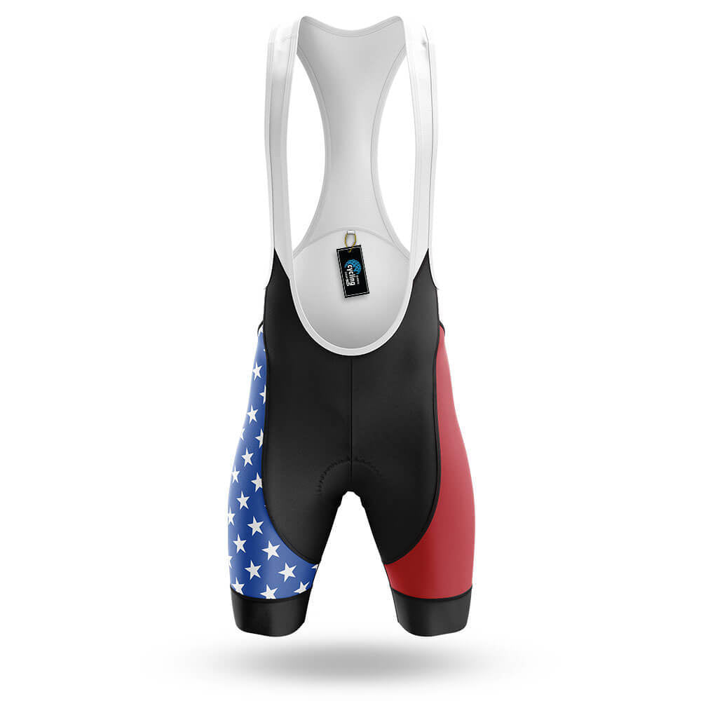 USA Flag Skull V2 - Men's Cycling Kit