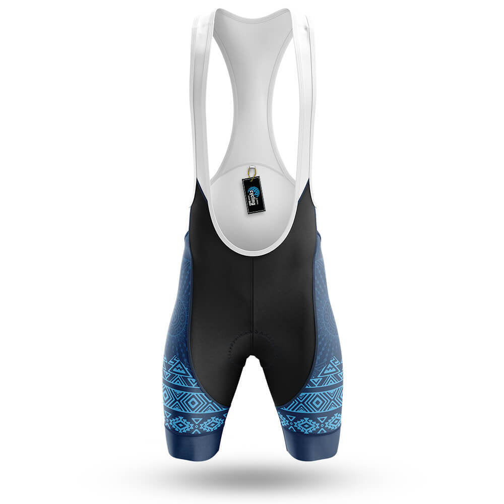 Blue Bike Pattern - Men's Cycling Kit