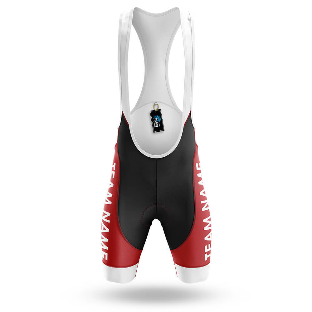 Custom Team Name M3 Red - Men's Cycling Kit