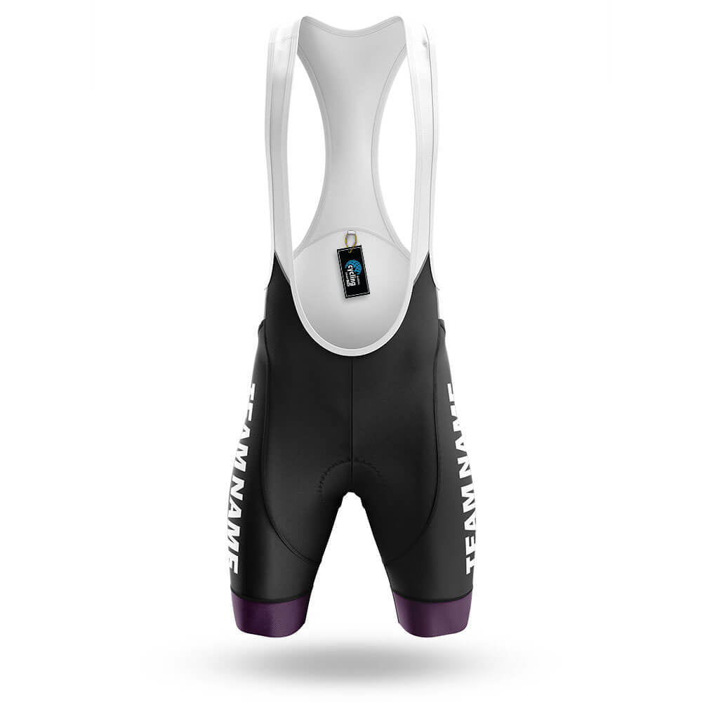 Custom Team Name M5 Dark Purple - Men's Cycling Kit
