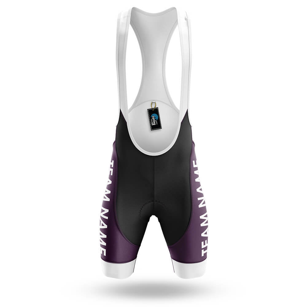 Custom Team Name M3 Dark Purple - Men's Cycling Kit