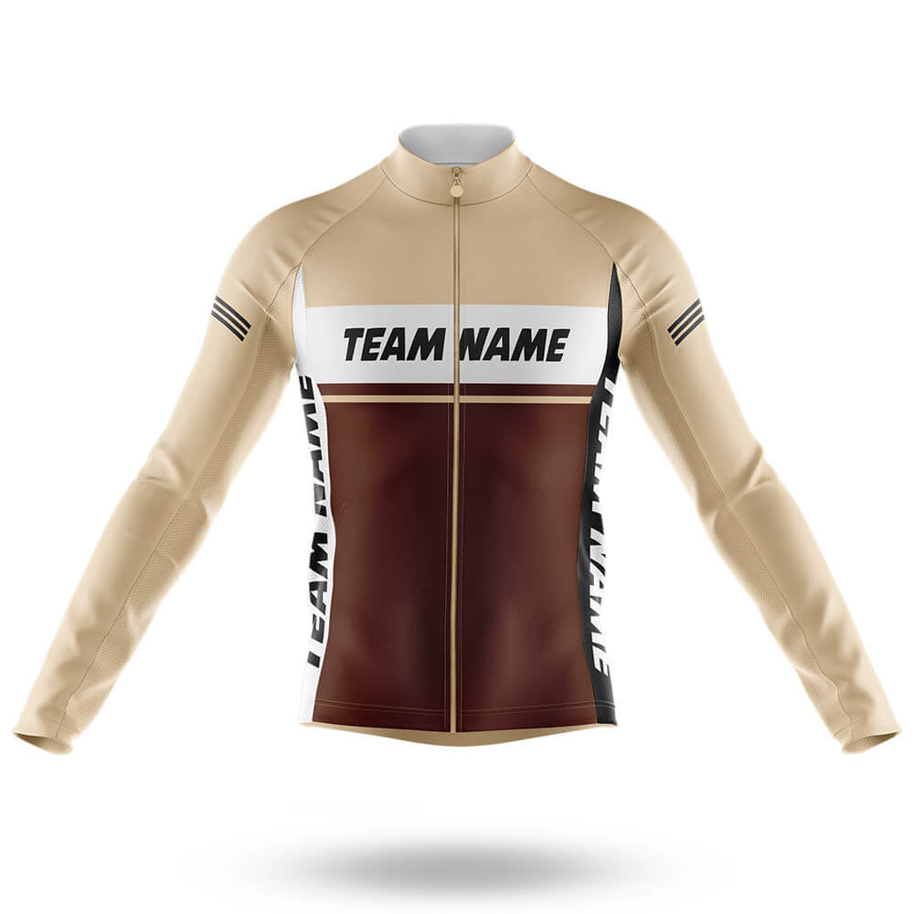 Custom Team Name M1 Brown - Men's Cycling Kit