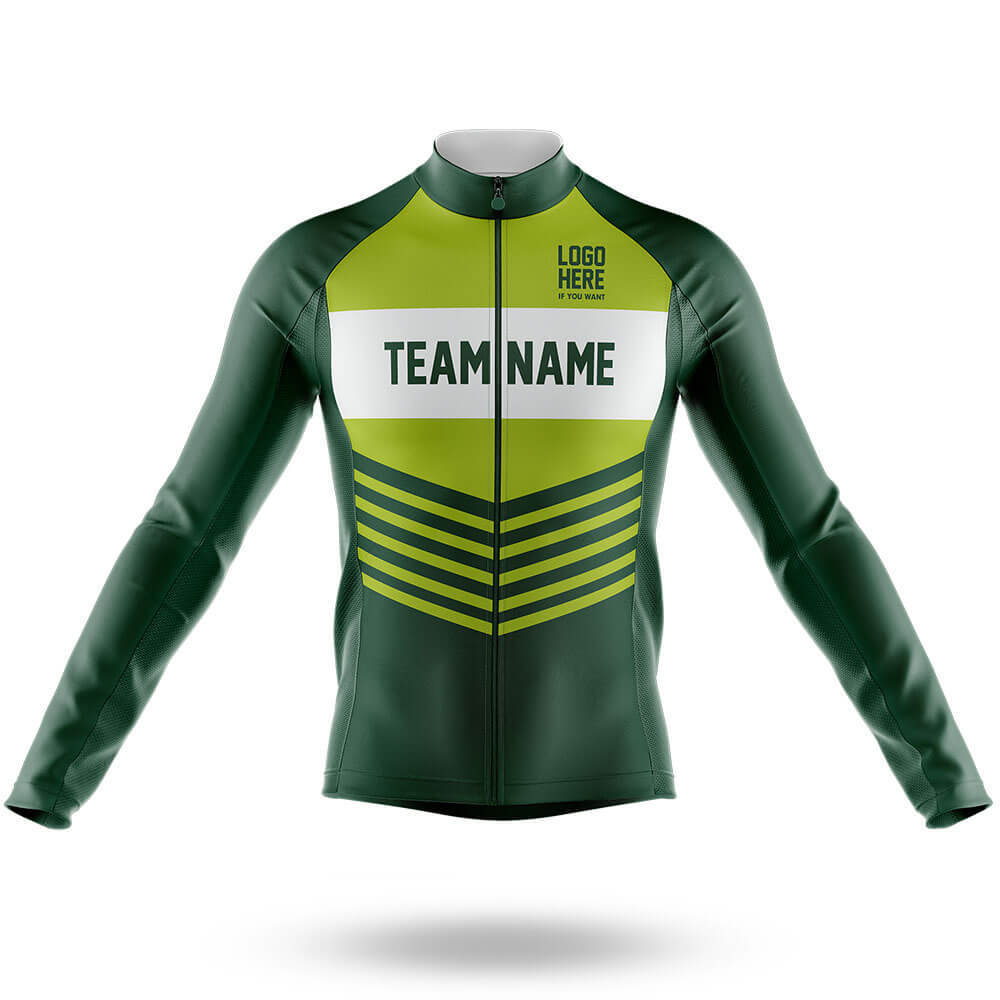 Custom Team Name V20 Green - Men's Cycling Kit