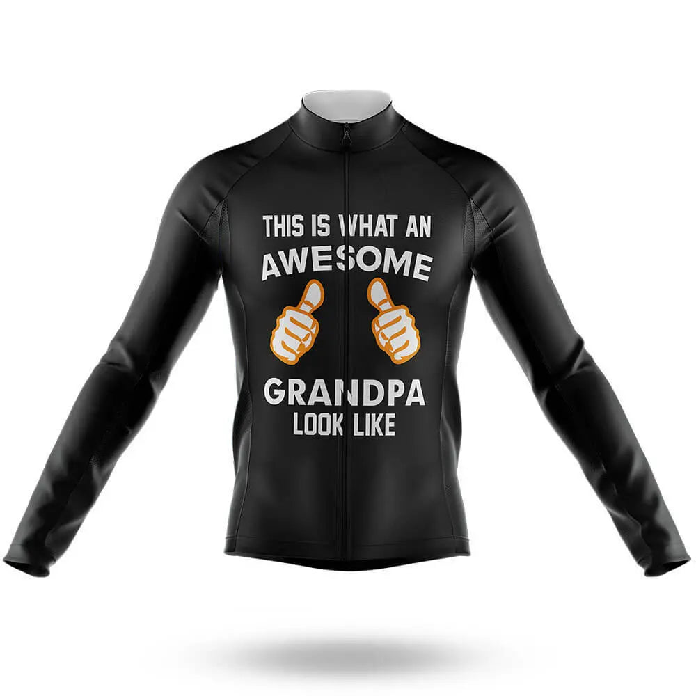 Awesome Grandpa V3 - Black - Men's Cycling Kit