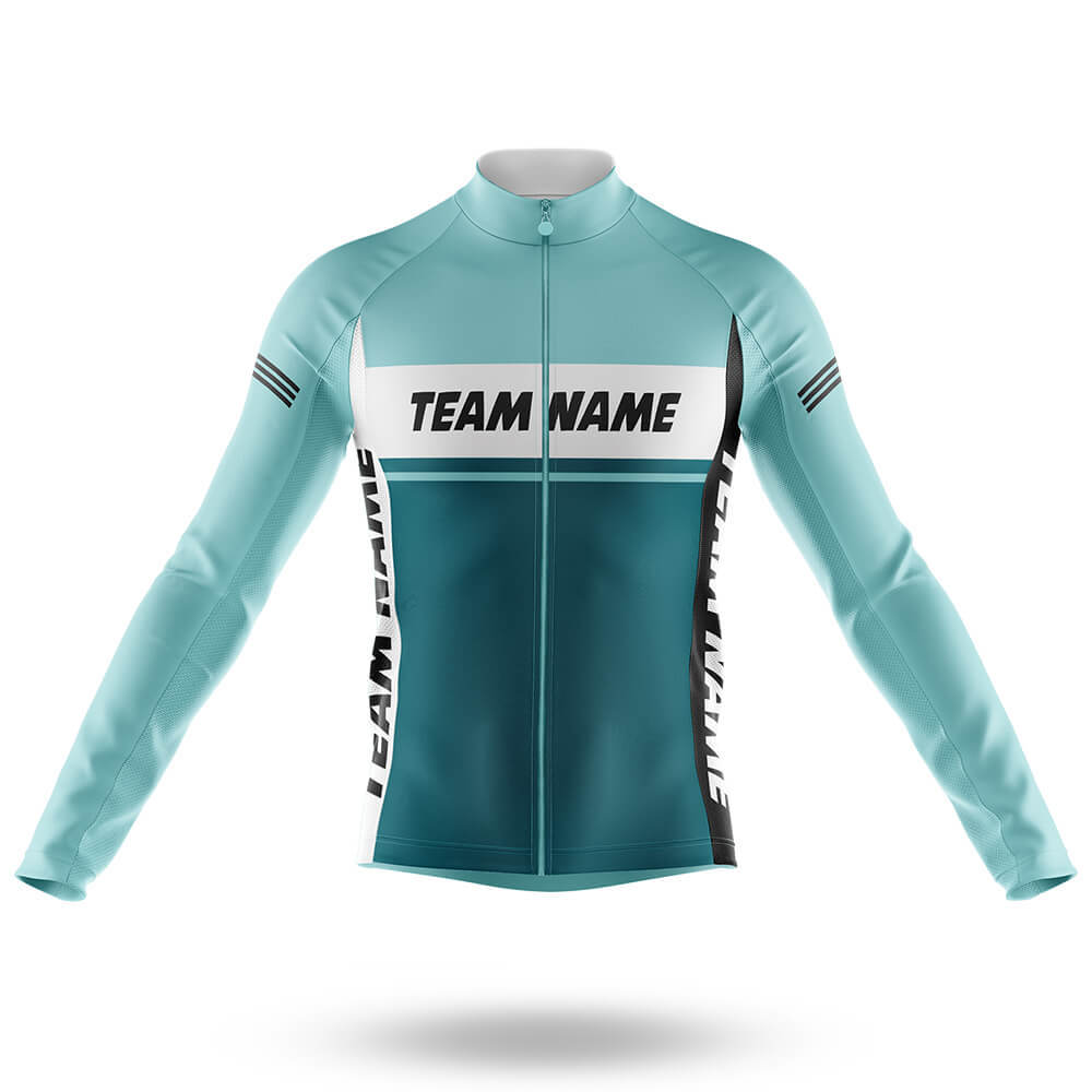 Custom Team Name M1 Blue - Men's Cycling Kit