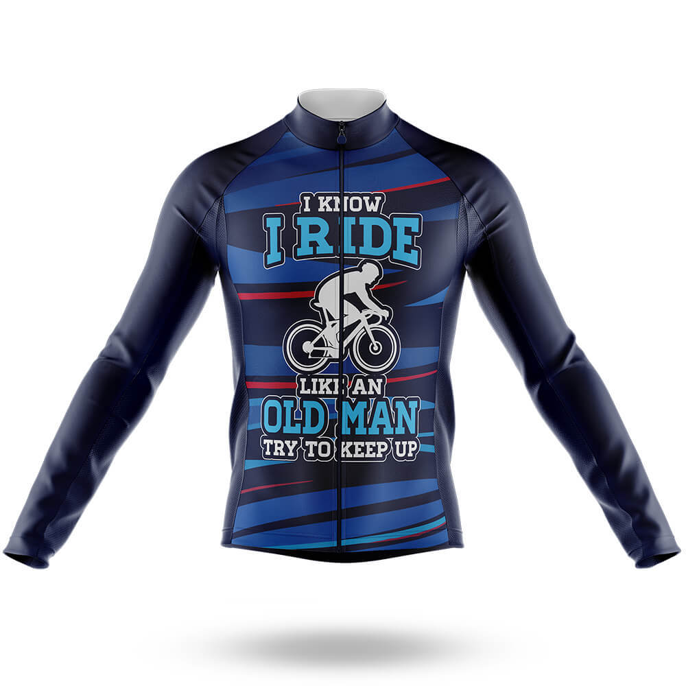 I Ride Like An Old Man V7 - Men's Cycling Kit